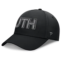 Men's Fanatics Black Utah Mammoth Authentic Pro Road Team Code Flex Hat