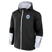 Veste à capuche zippée noire Utah Mammoth Crash the Net pour homme Fanatics