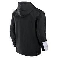Veste à capuche zippée noire Utah Mammoth Crash the Net pour homme Fanatics