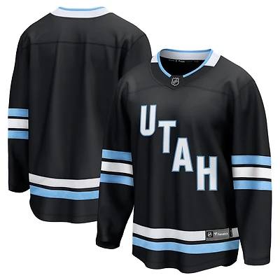 Maillot noir Fanatics pour homme, équipe Utah Mammoth, domicile, Breakaway