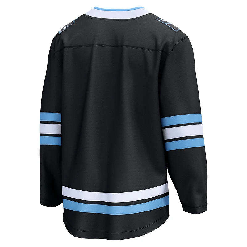 Men's Fanatics Black Utah Mammoth Home Breakaway Jersey