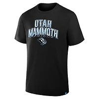 T-shirt noir Utah Mammoth Legacy pour homme