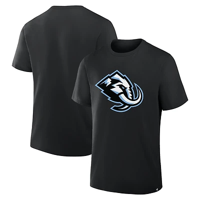 T-shirt noir fanatiques pour homme avec logo principal Utah Mammoth Legacy