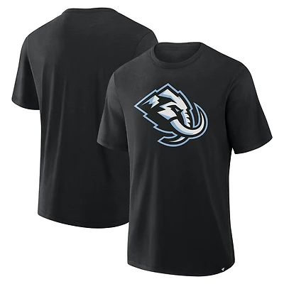 T-shirt Fanatics noir pour homme avec logo principal Utah Mammoth Stadium