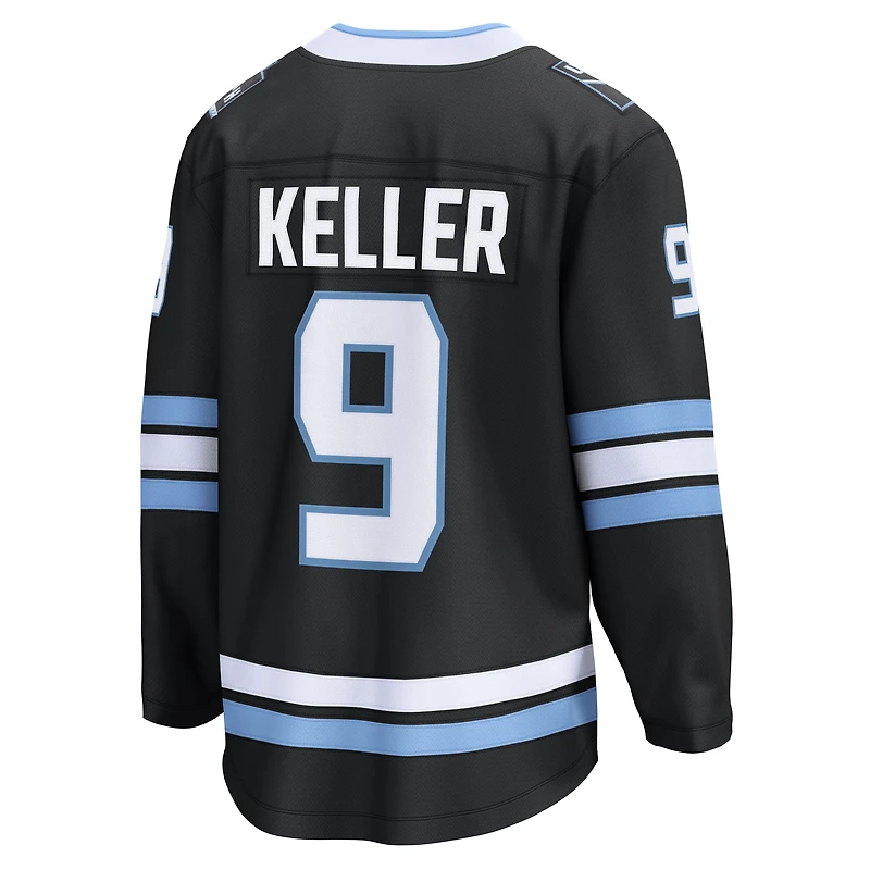 Men's Fanatics Clayton Keller Black Utah Mammoth Home Breakaway Jersey