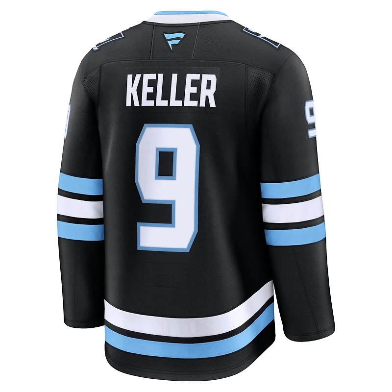 Men's Fanatics Clayton Keller Black Utah Mammoth Home Premium Player Jersey