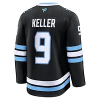 Men's Fanatics Clayton Keller Black Utah Mammoth Home Premium Player Jersey