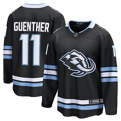 Men's Fanatics Dylan Guenther Black Utah Mammoth Home Breakaway Player Jersey