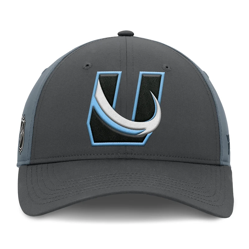 Men's Fanatics  Gray/Charcoal Utah Mammoth Alternate Logo Adjustable Hat
