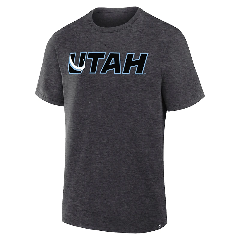 T-shirt Fanatics Heather Charcoal Utah Mammoth Combo Legacy pour homme