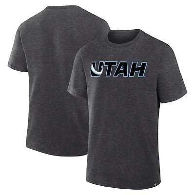T-shirt Fanatics Heather Charcoal Utah Mammoth Combo Legacy pour homme