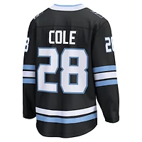 Men's Fanatics Ian Cole Black Utah Mammoth Home Breakaway Player Jersey