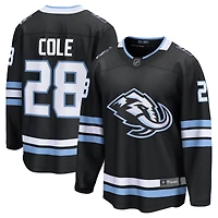 Men's Fanatics Ian Cole Black Utah Mammoth Home Breakaway Player Jersey