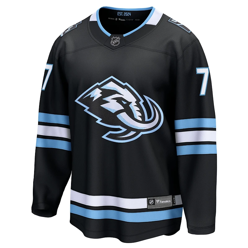 Maillot domicile Breakaway noir JJ Peterka Utah Mammoth pour homme (Fanatics)