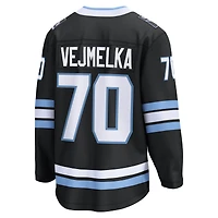 Men's Fanatics Karel Vejmelka Black Utah Mammoth Home Breakaway Jersey
