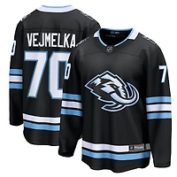 Men's Fanatics Karel Vejmelka Black Utah Mammoth Home Breakaway Jersey
