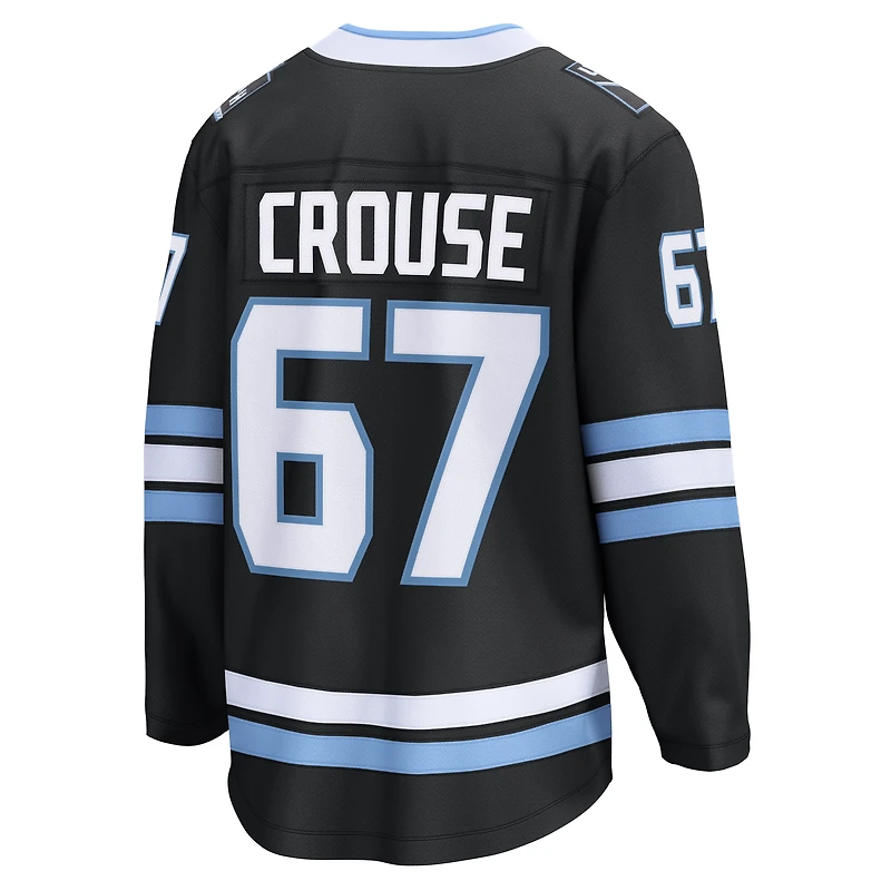 Men's Fanatics Lawson Crouse Black Utah Mammoth Home Breakaway Player Jersey