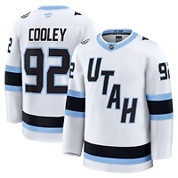 Maillot de joueur premium extérieur blanc Logan Cooley Utah Mammoth pour homme (Fanatics)