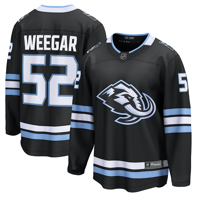 Maillot domicile noir MacKenzie Weegar Utah Mammoth Breakaway pour homme (Fanatics)
