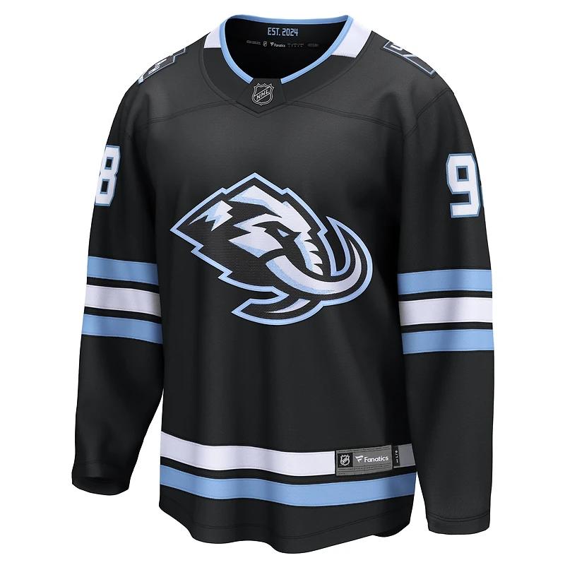 Men's Fanatics Mikhail Sergachev Black Utah Mammoth Home Breakaway Player Jersey