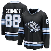 Maillot de joueur échappé à domicile noir des Utah Mammoth Nate Schmidt pour hommes Fanatics
