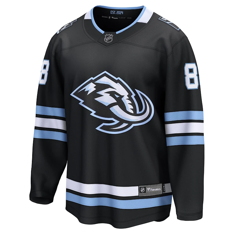Men's Fanatics Nate Schmidt Black Utah Mammoth Home Breakaway Player Jersey