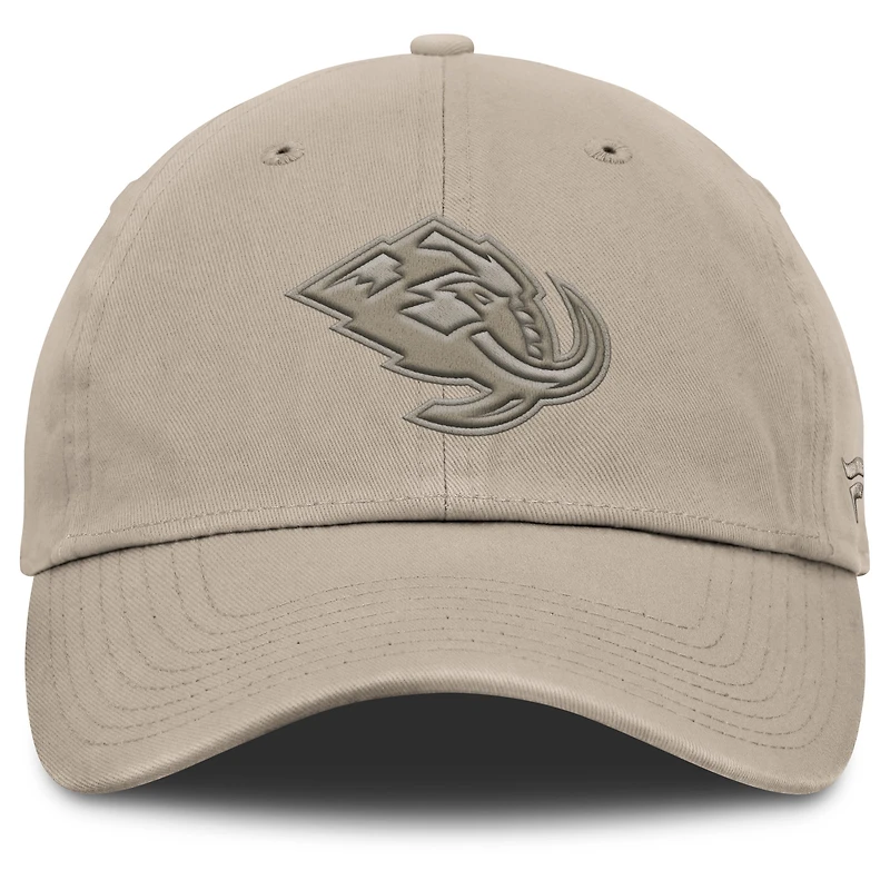 Men's Fanatics Tan Utah Mammoth Authentic Pro Road Adjustable Hat