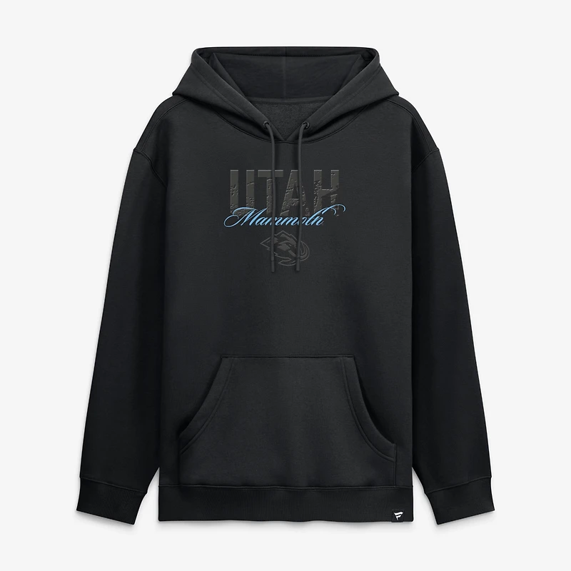 Sweat à capuche Fanatics Utah Mammoth Black Out pour homme