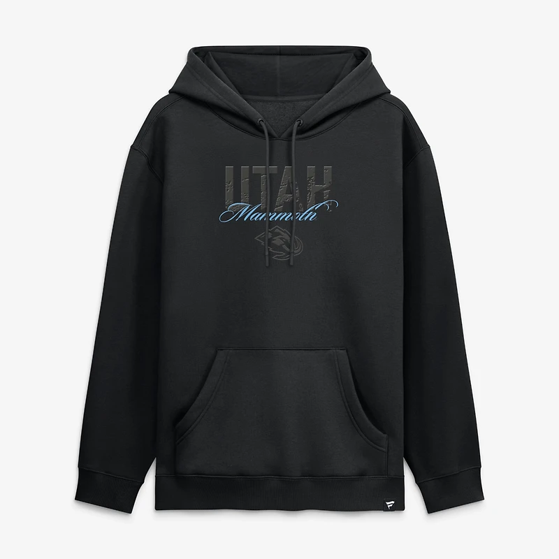 Sweat à capuche Fanatics Utah Mammoth Black Out pour homme