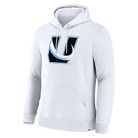 Sweat à capuche en polaire blanc Utah Mammoth Legacy avec logo alternatif pour homme