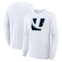Men's Fanatics  White Utah Mammoth Alternate Logo Legacy Long Sleeve T-Shirt