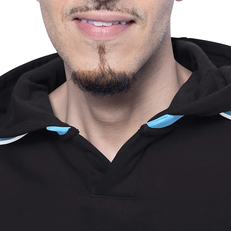 Sweat-shirt à capuche manches longues Lord Stanley noir Utah Mammoth Adaptive Wear de la marque G-III Sports by Carl Banks pour homme