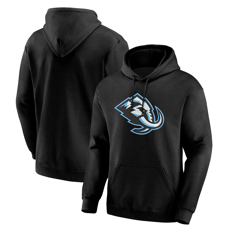 Men's Logo Athletic Black Utah Mammoth Essential Hoodie
