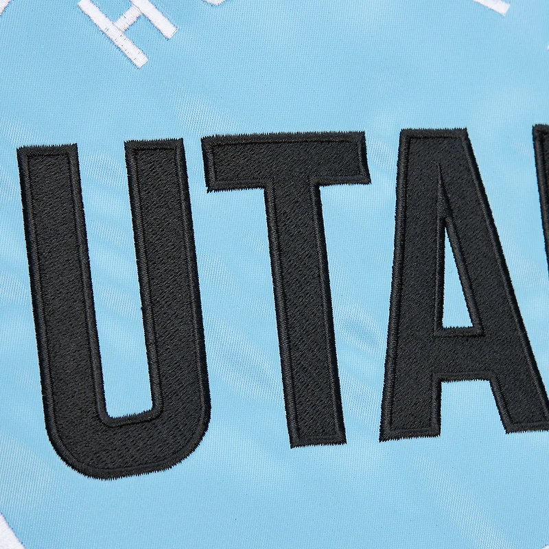 Sweat à capuche anthracite Mitchell & Ness pour homme, motif Utah Hockey Club Playoff