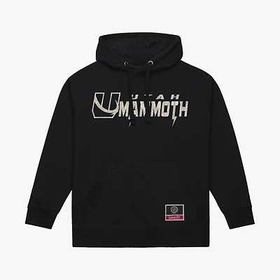 Men's Mitchell & Ness Black Utah Mammoth True Timber Camo Hoodie