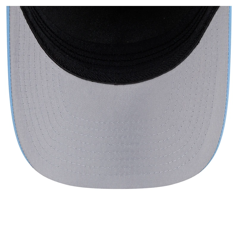 Men's New Era  Black/Light Blue Utah Mammoth 39THIRTY Two-Tone Featherweight M-Crown Flex Hat