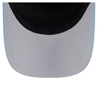 Men's New Era  Black/Light Blue Utah Mammoth 39THIRTY Two-Tone Featherweight M-Crown Flex Hat