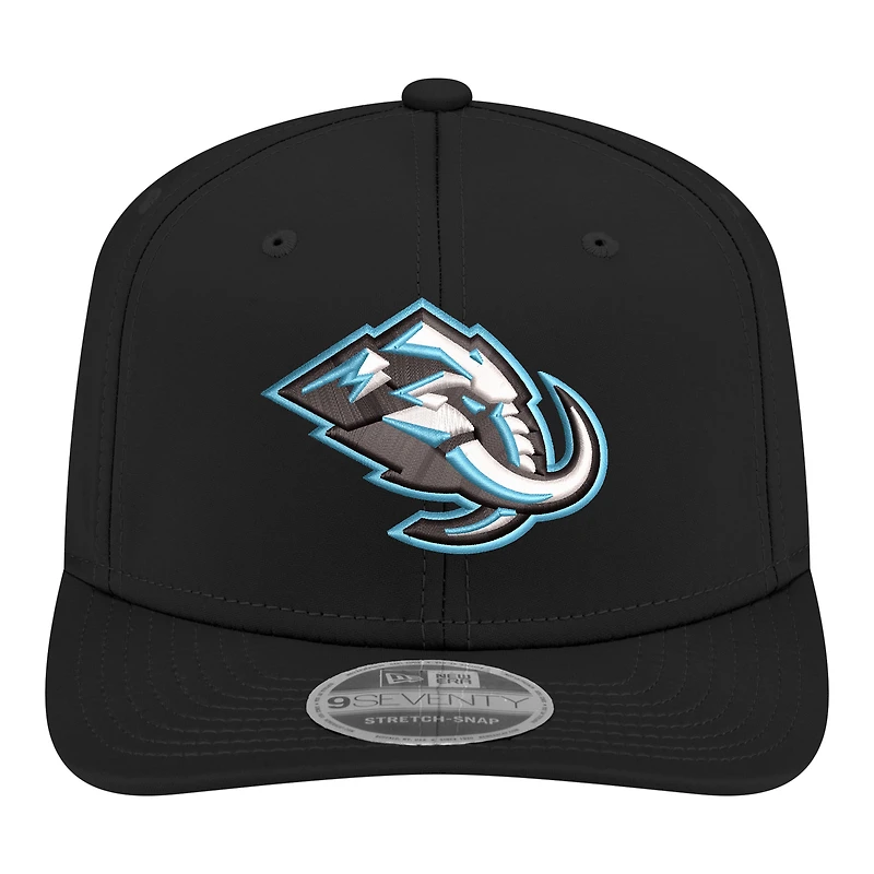 Men's New Era  Black Utah Mammoth 9SEVENTY Adjustable Hat
