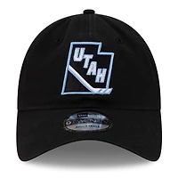 Men's New Era  Black Utah Mammoth 9TWENTY Adjustable Hat