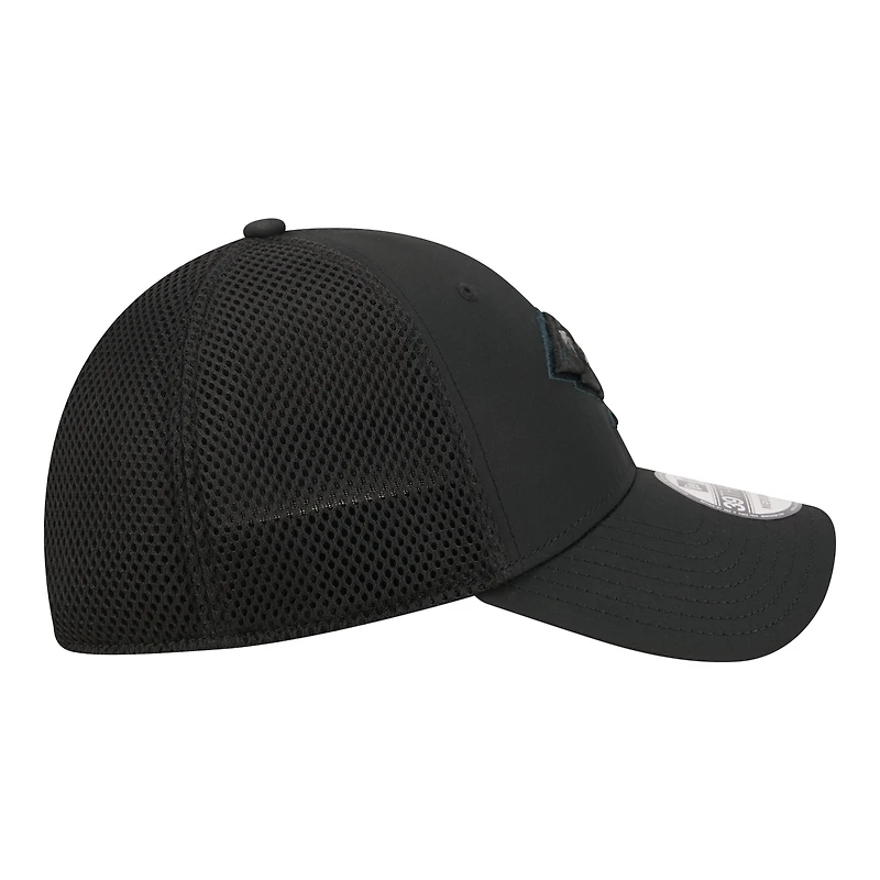 Casquette New Era Utah Mammoth Blackout 39THIRTY Flex Fit pour homme
