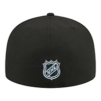 Men's New Era Black Utah Mammoth Color Pop 59FIFTY Fitted Hat