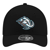Men's New Era  Black Utah Mammoth COOLERA 9FORTY M-Crown Adjustable Hat