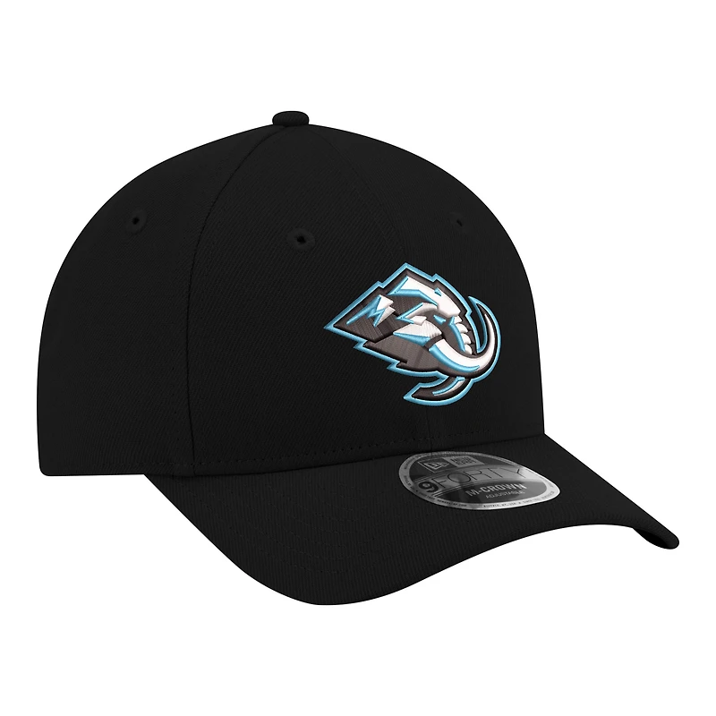 Casquette ajustable New Era Utah Mammoth noire pour homme COOLERA 9FORTY M-Crown