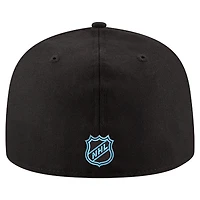 Casquette ajustée New Era Utah Mammoth Core 59FIFTY noire pour homme