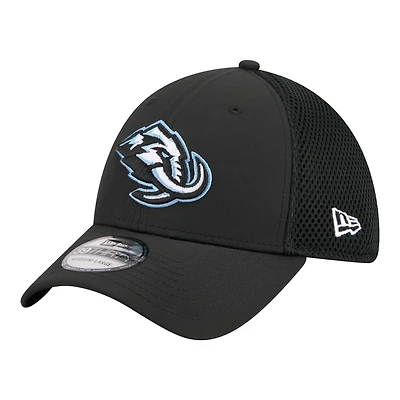 Men's New Era  Black Utah Mammoth Logo 39THIRTY Flex Hat