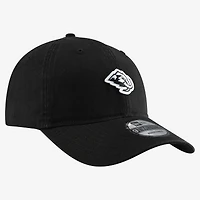 Casquette ajustable New Era noire pour homme avec écusson mascotte Utah Mammoth 9TWENTY
