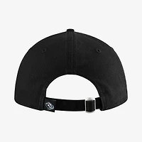 Casquette ajustable New Era noire pour homme avec écusson mascotte Utah Mammoth 9TWENTY