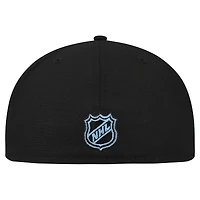 Men's New Era  Black Utah Mammoth Team Secondary 59FIFTY Fitted Hat