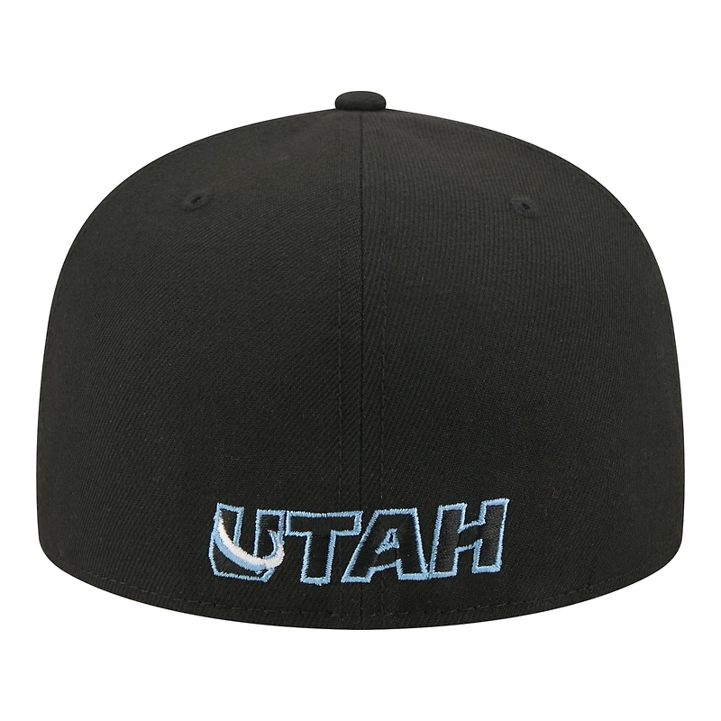 Men's New Era  Black Utah Mammoth Zamboni 59FIFTY Fitted Hat