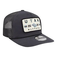 Men's New Era Charcoal Utah Mammoth Washed Patch 19TWENTY Trucker Adjustable Hat